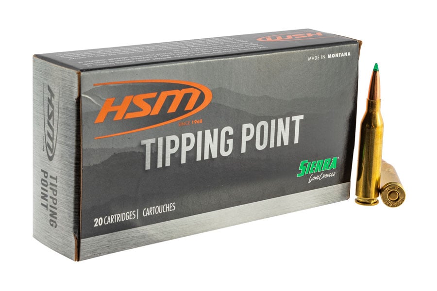 Hsm 308 Winchester 165 Grain Sierra GameChanger Tipping Point 20/Box