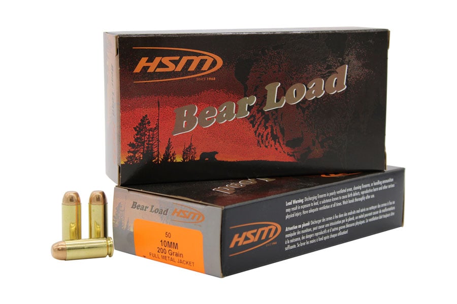 Hsm 10mm Auto 200 Grain Full Metal Jacket Bear Load 50/Box