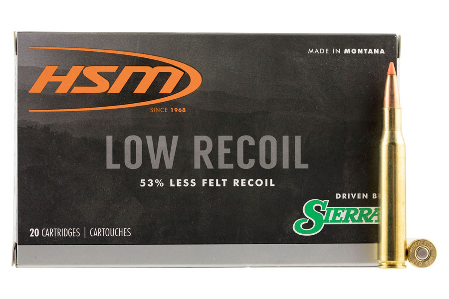 Hsm 270 Winchester 130 Grain Orange Polymer Tip Low Recoil 20/Box