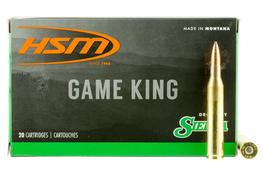 Hsm 25-06 Remington 100 Grain Sierra GameKing Spitzer Boat Tail Game King 20/Box