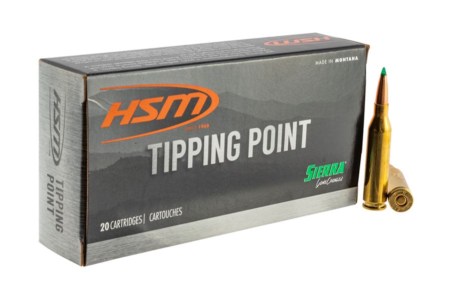 Hsm 30-06 Springfield 165 Grain Sierra GameChanger Tipping Point 20/Box