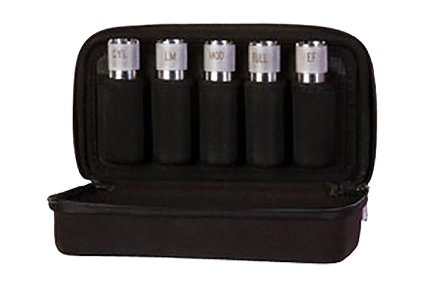 Carlsons Choke Tubes Choke Tube Case Protective Case Black Holds 5 Chokes Nylon Textured