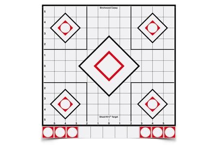 WHITE  BLACK SHOOT-N-C 12 TARGETS