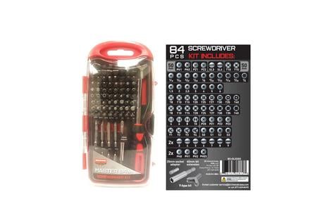 MASTER SCREWDRIVER SET 84 PIECE
