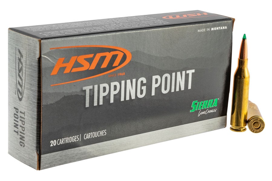Hsm 300 Winchester Magnum 165 Grain Sierra GameChanger Tipping Point 20/Box