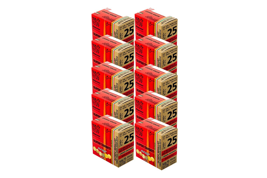 Clever 12 Gauge 2-3/4 Inche 1 Oz 8 Shot Mirage Super Target T1 250/Case