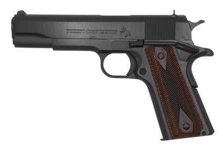 1911 GOVERNMENT 38 SUPER 5 IN BARREL ROYAL BLUE