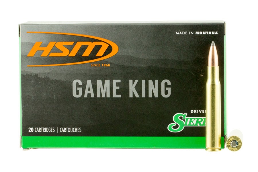 Hsm 25-06 Remington 117 Grain Sierra GameKing Spitzer Boat Tail Game King20/Box