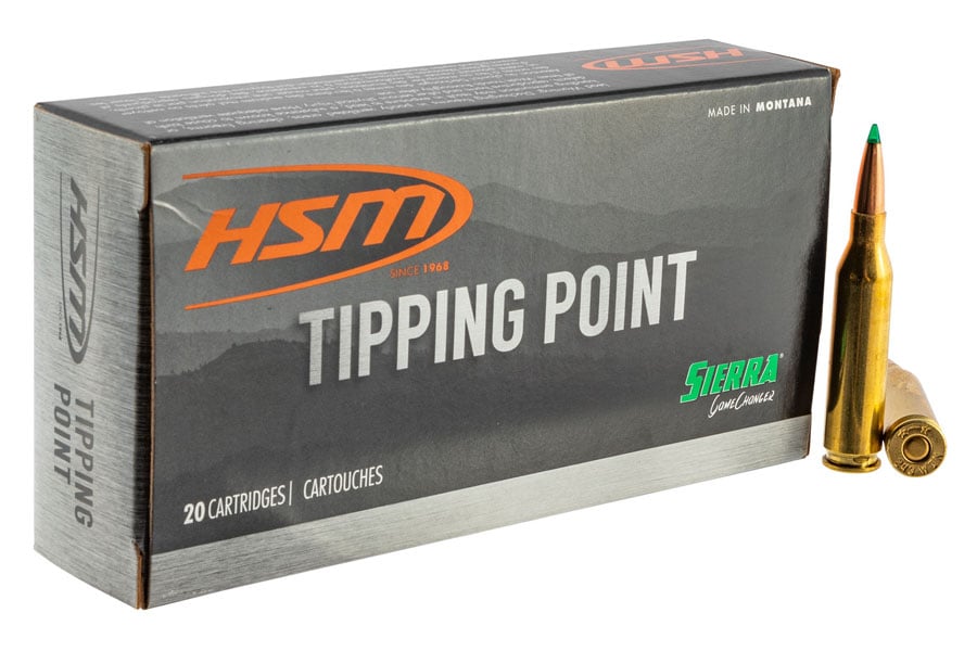 Hsm 6.5 Creedmoor 130 Grain Sierra GameChanger Tipping Point 20/Box