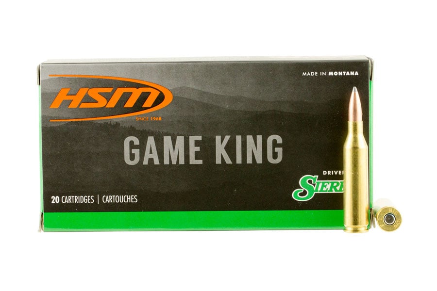 Hsm 243 Winchester 100 Grain Sierra GameKing Spitzer Boat Tail Game King 20/Box