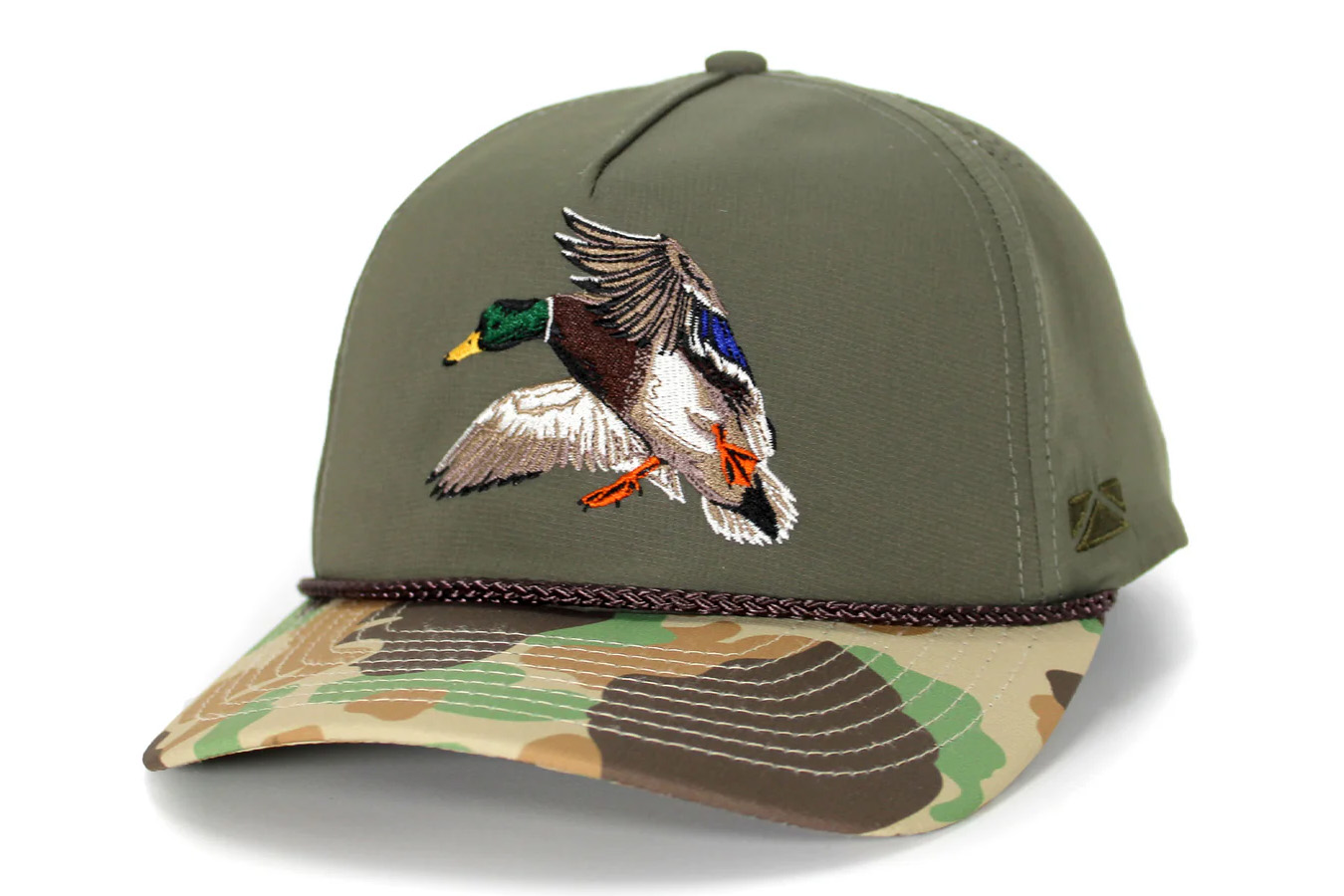 Paramount Apparel Landing Mallard 5-Panel Olive Performance Hat