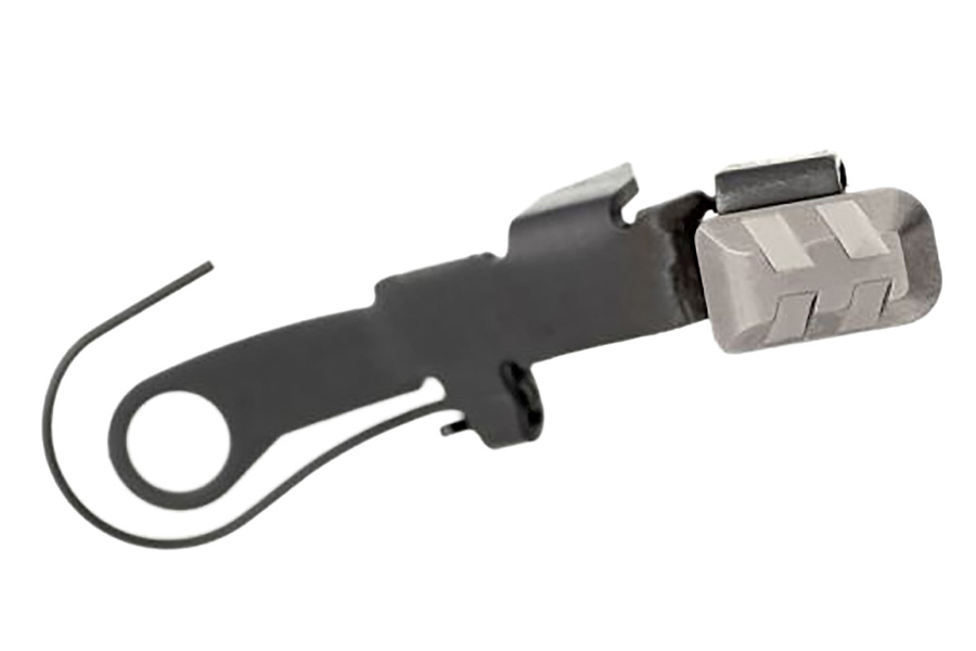 Tyrant Cnc Extended Slide Release 9mm Glock Gray 6061 Aluminum