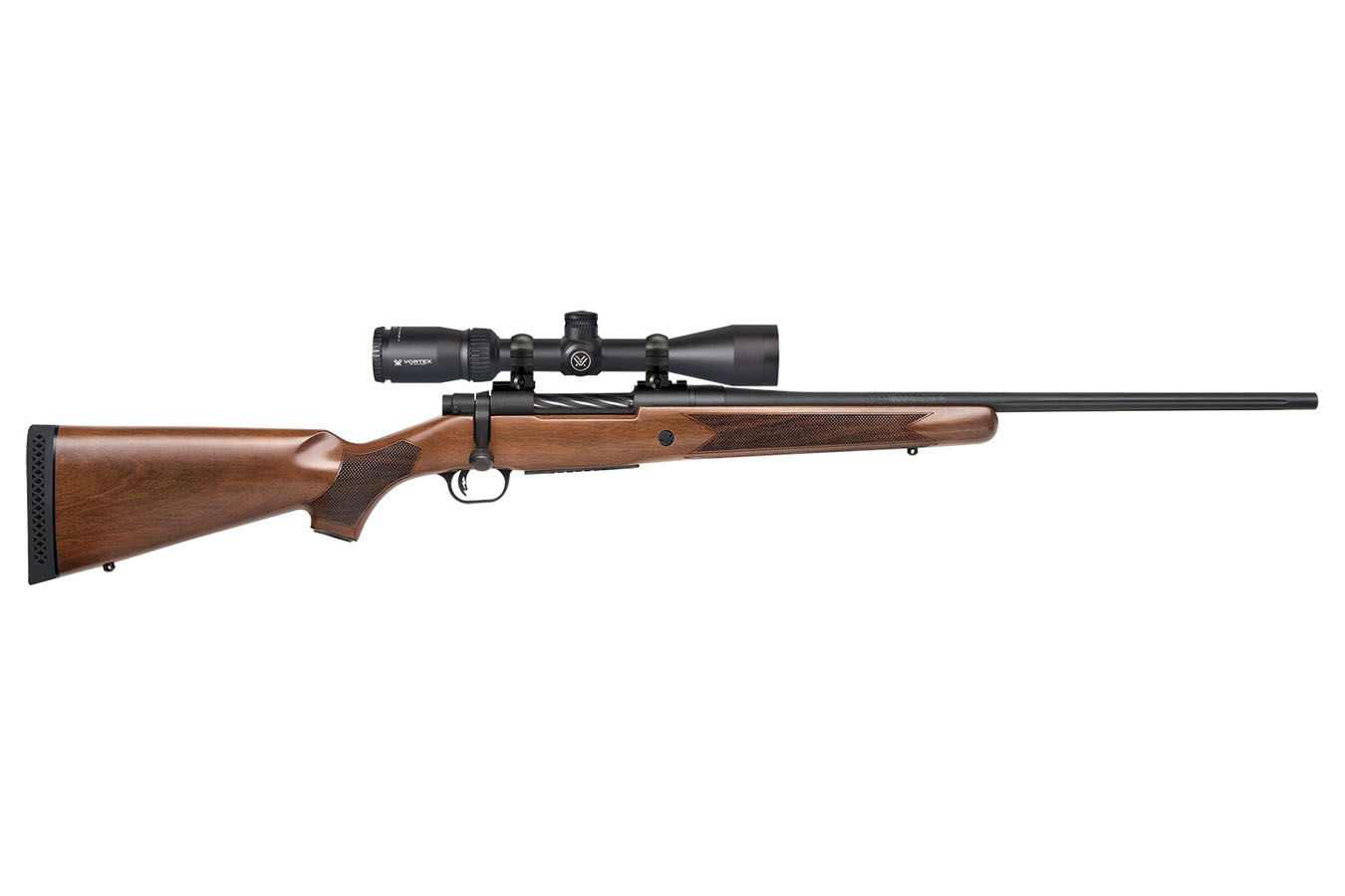Mossberg Patriot 25-06 Remington Bolt Action Rifle With Walnut Stock &  3-9x40mm Vortex Crossfire II