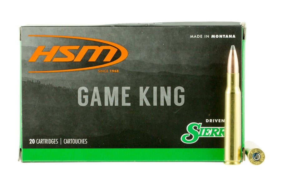 Hsm 308 Winchester 180 Grain Sierra GameKing Spitzer Boat Tail; 20/Box