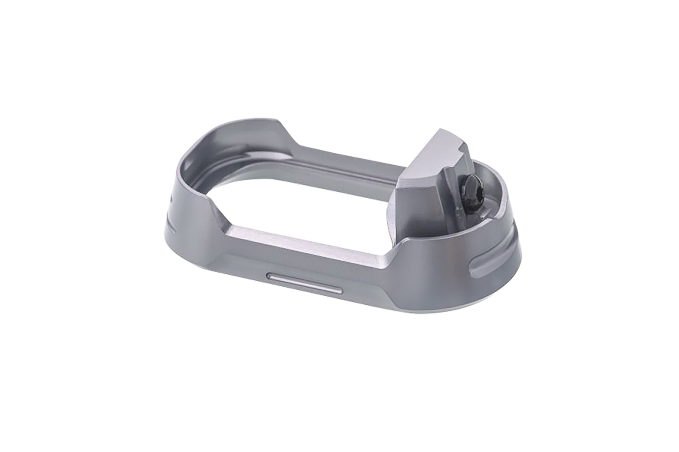 Tyrant Cnc Magwell Fits Glock 17 Gen4 Grey Aluminum