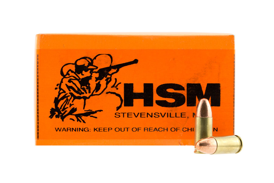 Hsm 9mm Luger 124 Grain Full Metal Jacket Remanufactured  50/Box