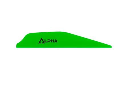 ALPHA AR 1250 VANE, 2.8`, NEON GREEN, 36PK 
