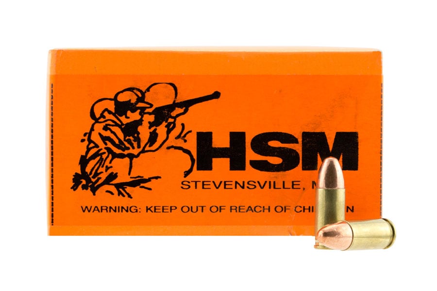 Hsm 9mm Luger 115 Grain Full Metal Jacket Remanufactured 50/Box