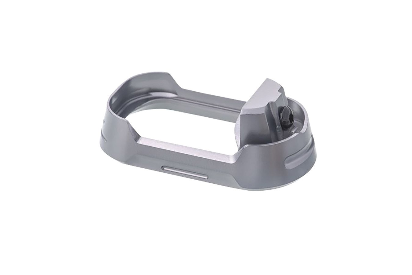 Tyrant Cnc Magwell Fits Glock 17 Gen 5 Grey Aluminum