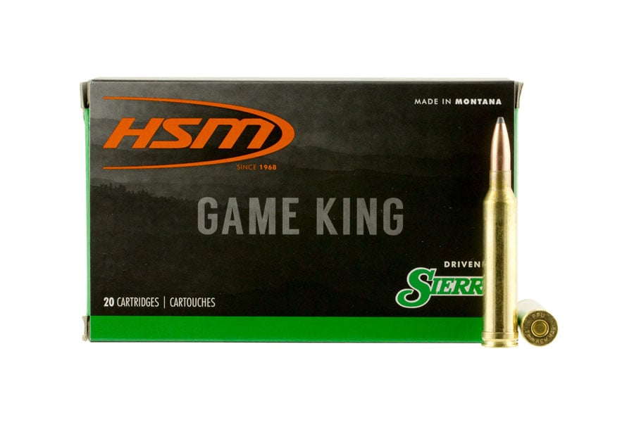Hsm 7mm Remington Magnum 160 Grain Sierra GameKing Spitzer Boat Tail Game King 20/Box