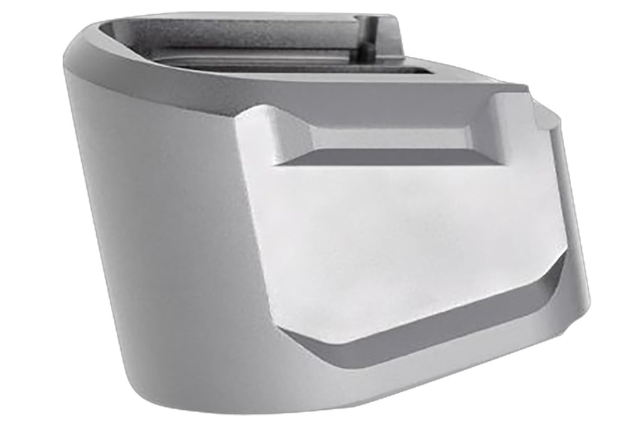 Tyrant Cnc Magazine Extension 9mm Fits Springfield Echelon 5rd Grey Aluminum