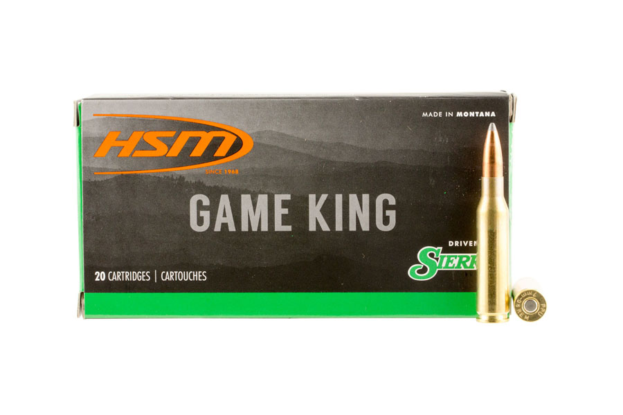 Hsm 7mm-08 Remington 160 Grain Sierra GameKing Spitzer Boat Tail Game King 20/Box