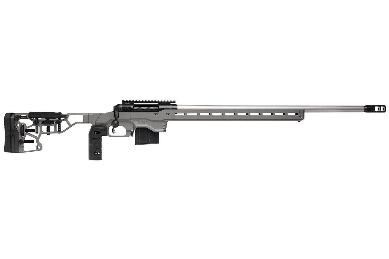 Savage 110 Elite Precision Full Size 6mm Creedmoor with Threaded Barrel, MDT ACC Chassis Gray Cerakote Aluminum