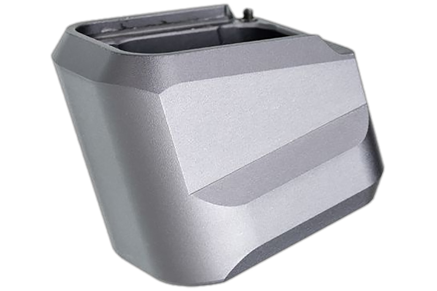 Tyrant Cnc Magazine Extension Fits H&K VP9/VP40/VP30 5rd Grey Aluminum