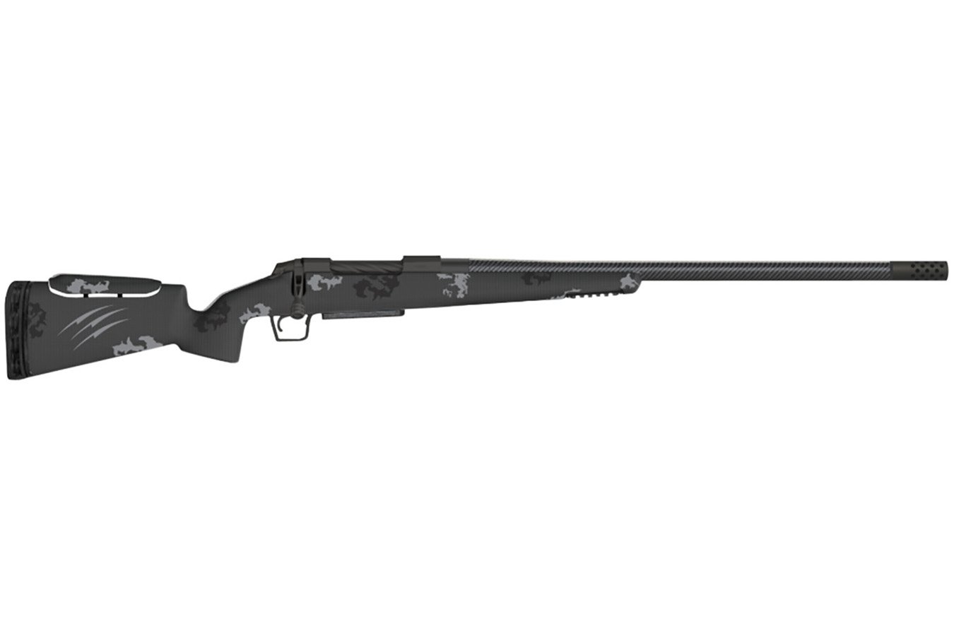 Fierce Firearms Carbon Rival XP 7mm PRC Bolt Action Rifle with Phantom Camo Carbon Fiber Rival Stock with Adj. Cheek Piece