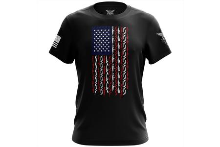 AMERICAN FLAG IN GUNS 2.0 SS TEE X