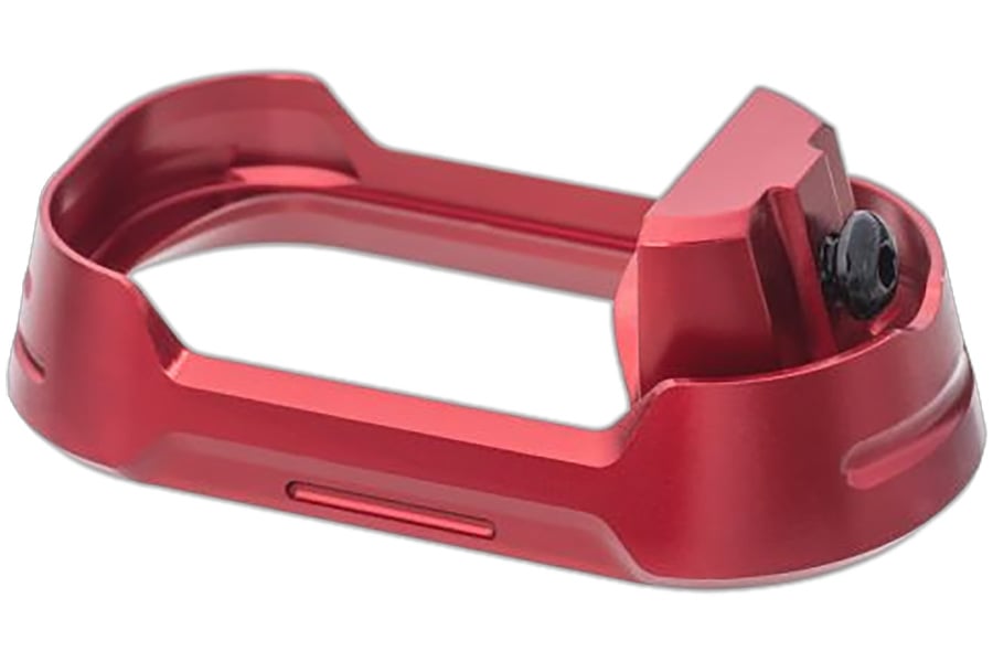 Tyrant Cnc Magwell Fits Glock 19 Gen 3-4 Red Aluminum