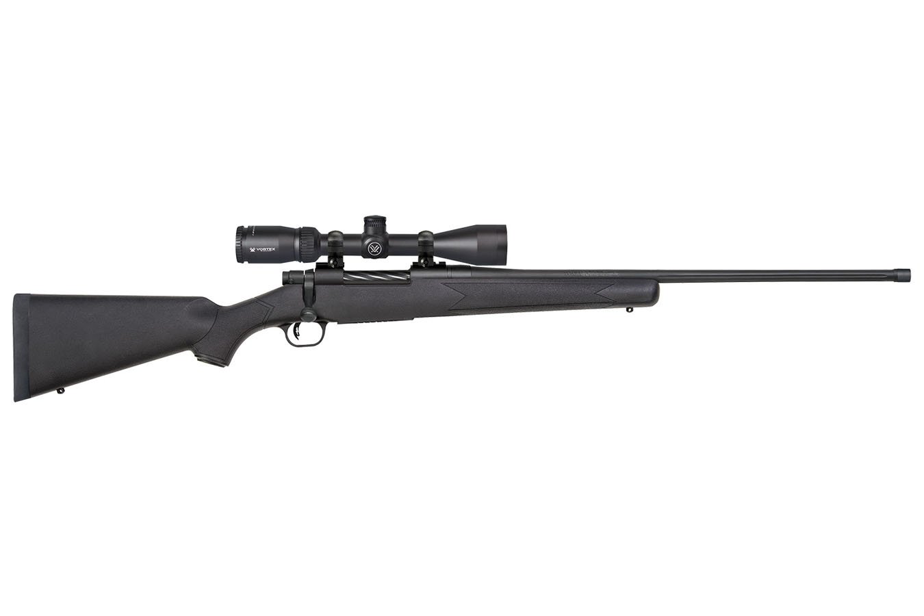 Mossberg Patriot 7MM PRC Bolt Action Rifle With Vortex Crossfire II 3-9x40 In Walnut Stock 