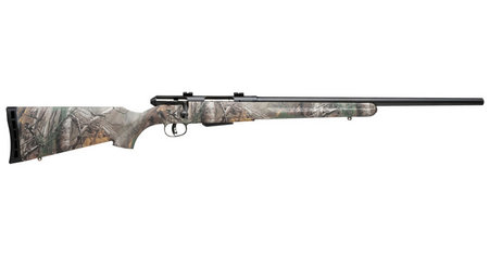 SAVAGE 25 Walking Varminter 17 Hornet Bolt Action Rimfire Rifle with Camo Stock