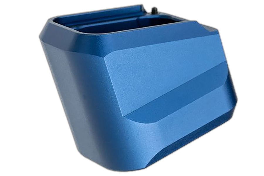 Tyrant Cnc Magazine Extension Fits H&K VP9/VP40/VP30 5rd Blue Aluminum