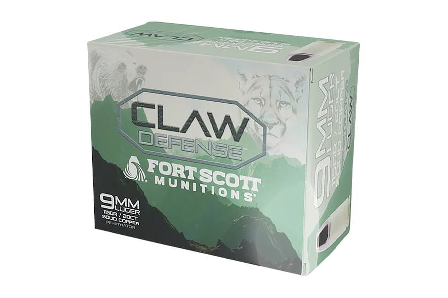 Fort Scott Munitions 9mm Luger 115 Grain Claw Defense 20/Box