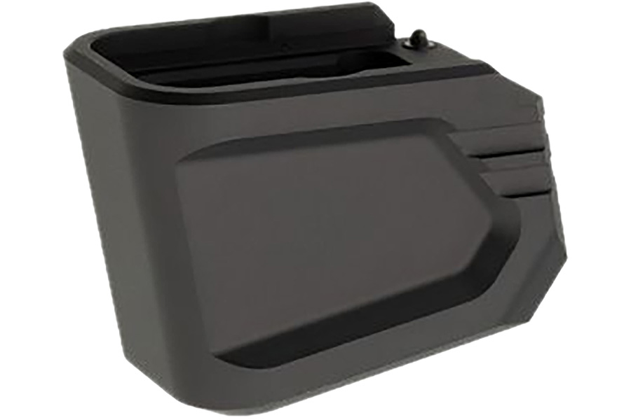 Tyrant Cnc  Magazine Extension Fits Glock 19/23 Gen 4/5 Black Aerospace Grade Aluminum