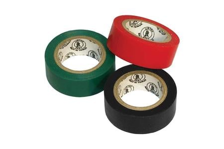 ELECTRICAL TAPE 3-ROLL (5M) PACK GRN, RED, BLK UL TYPE