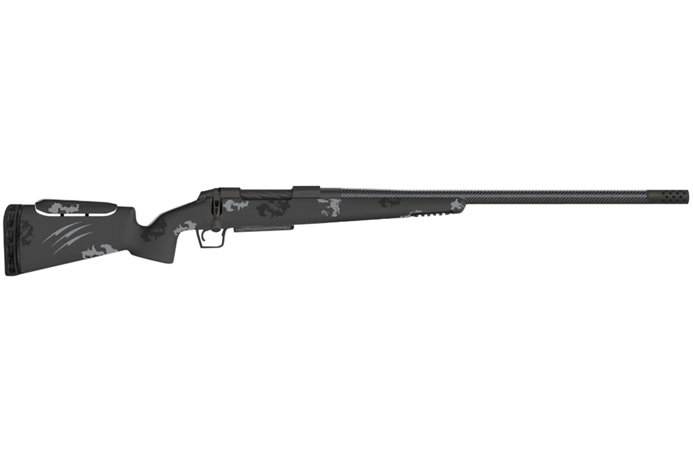 Fierce Firearms Carbon Rival XP 6.5 PRC Bolt Action Rifle with Phantom Camo Carbon Fiber Rival Stock with Adj. Cheek Piece