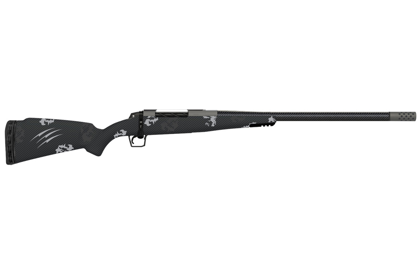 Fierce Firearms Carbon Rogue Full Size 7mm PRC Bolt Action Rifle with Phantom Camo Fixed Carbon Fiber Stock