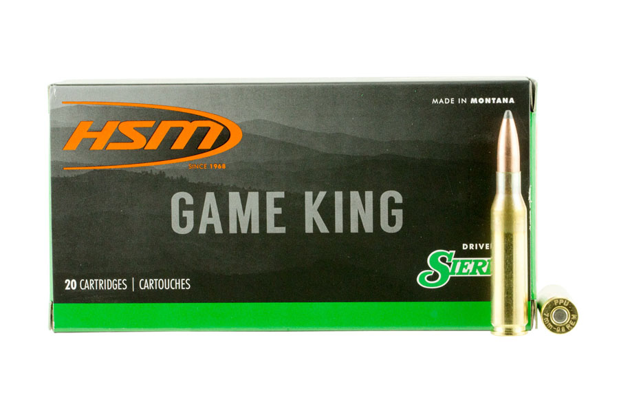 Hsm 7mm-08 Remington 150 Grain Sierra GameKing Spitzer Boat Tail GameKing 20/Box