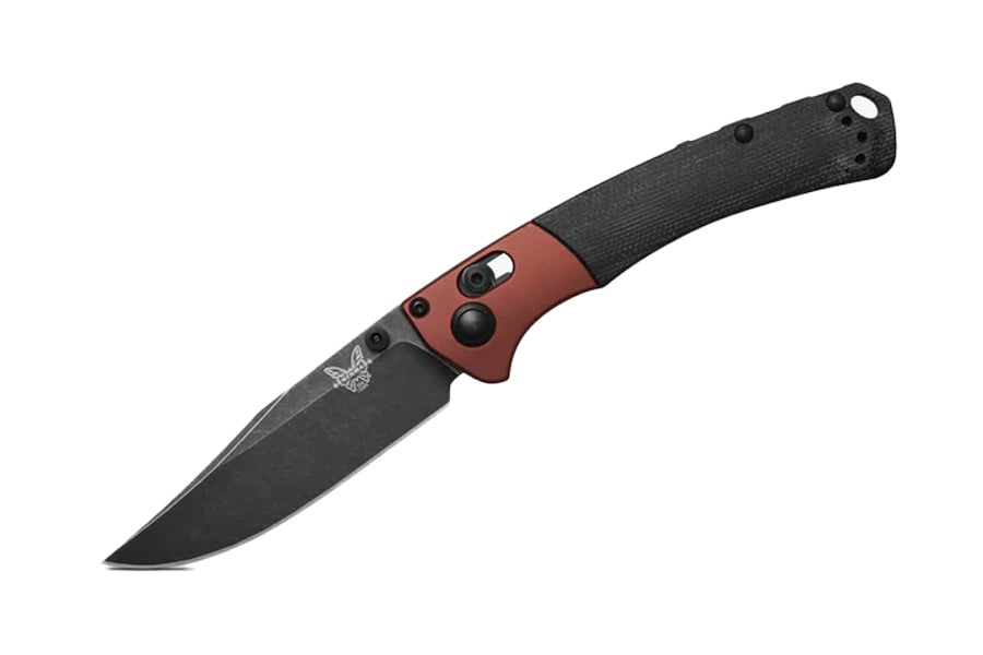 Benchmade Knife Mini Crooked River Knife | Burnt Copper | Black Micarta 