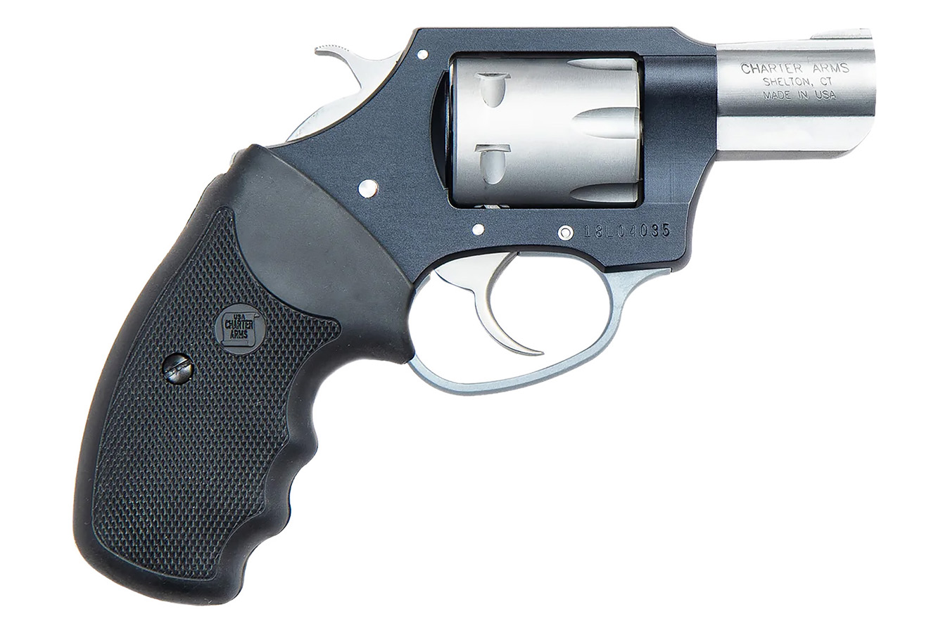 Charter Arms Pathfinder Lite Small 22 WMR Pistol with Finger Grooved Rubber Grip