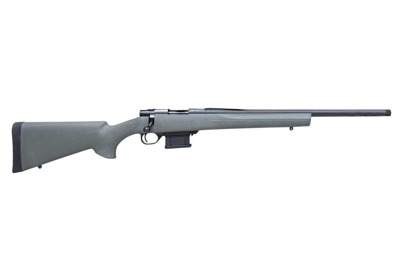 Howa M1500 Mini Action 223 Rem Bolt Action RIfle with Green HTI Synthhetic Stock