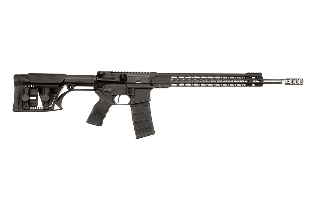 Armalite M-15 Competition 223 Wylde Rifle with Adj Luth-AR MBA-1 Black Synthetic Stock