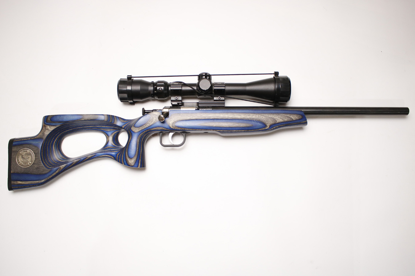 Keystone Cricket 22LR Police Trade-In Rifle with Laminate Thumbhole Stock