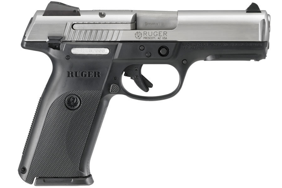 RUGER SR9 FULL-SIZE 9MM STAINLESS 10-ROUND