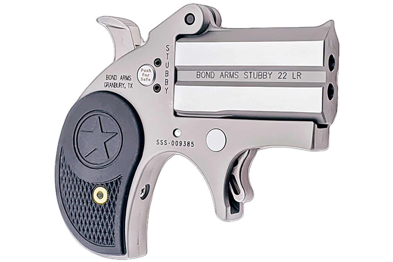 Bond Arms Inc Stubby 22 LR Pistol with Black Textured Polymer Grips
