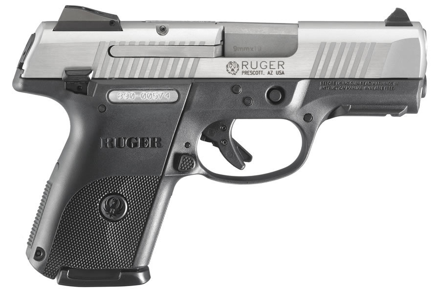 RUGER SR9C COMPACT 9MM STAINLESS PISTOL