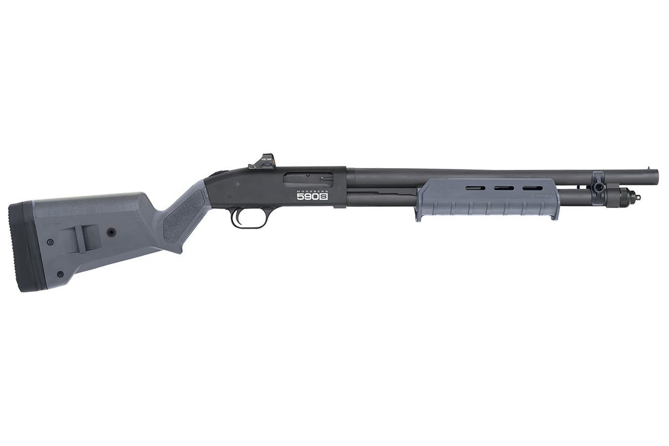 Mossberg 590S 12 Gauge Pump Action Shotgun In Grey 