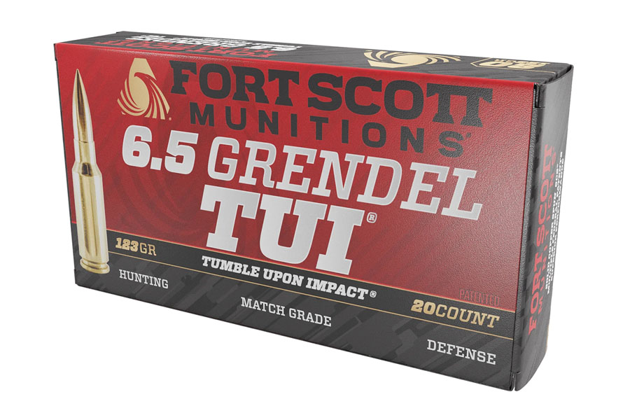 Fort Scott Munitions 6.5 Grendel 123 Grain Solid Copper Spun Tumble Upon Impact 20/Box